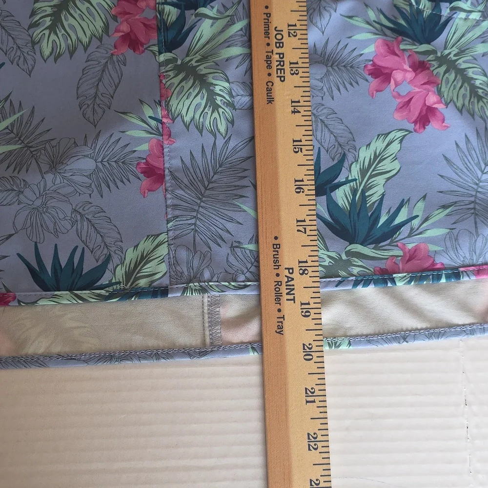 Duluth Trading Co Spring Vacation Blue Floral Skirt Size XL Pockets - Picture 10 of 11